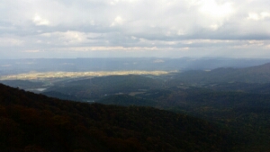 First peak of the day!